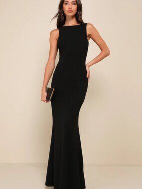 Lulus Black Maxi Dress